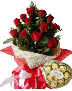 1 Dozen + Ferrero Heart